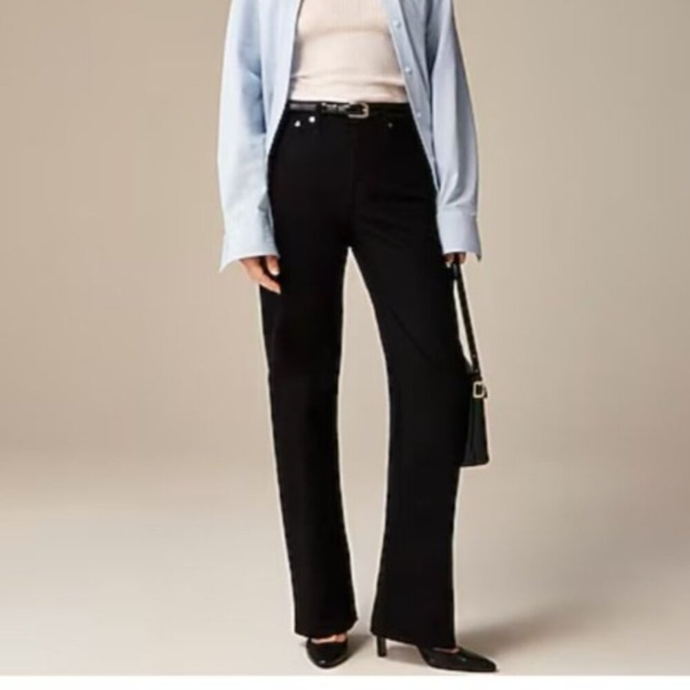 J. Crew Black Flare & Wide Leg Jeans
